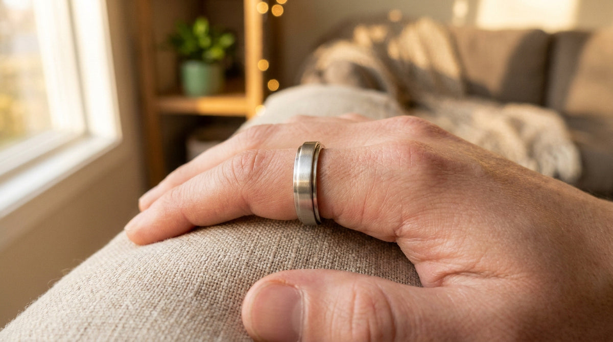 Les réels bienfaits d'une bague anti-stress au quotidien Image