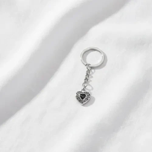 Porte clés projection photo gris