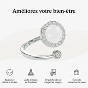 Bague Anti - Stress Ajustable - Oeil de Chat - Petale Paris