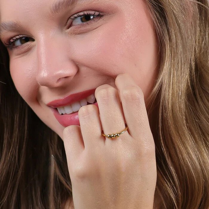 MLPKOI 5 Pièces Bague Anti Stress Femme Argent, Bague Femme, Bagues Ajustables, Ring Anneau de Spinner Ouverts Réglables, Bbague Anti-Stress Ensemble, Élégante et Ludique, Cadeaux pour Femmes Hommes MLPKOI 5 Pièces Bague Anti Stress Femme Argent, Bague Femme, Bagues Ajustables, Ring Anneau de Spinner Ouverts Réglables, Bbague Anti-Stress Ensemble, Élégante et Ludique, Cadeaux pour Femmes Hommes