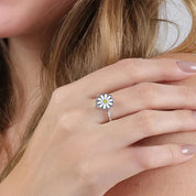 Bague Anti - Stress Ajustable - Tournesol - Petale Paris