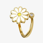 Bague Anti - Stress Ajustable - Tournesol - Petale Paris