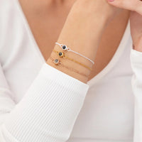 Bracelet projection photo 3 couleurs argent or rose gold - bijou personnalisé collection Petale Paris
