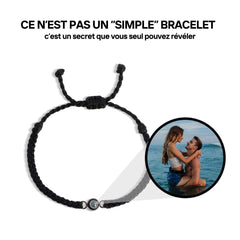 Bracelet Tressé - Projection Photo Personnalisé